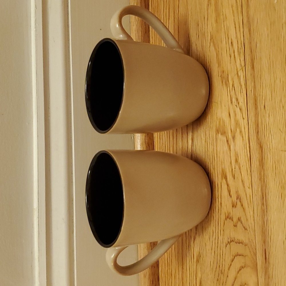 Pfaltzgraff Mugs Neutral Tan and Brown